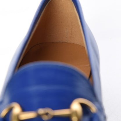 Gucci Malaga Kid Womens Jordaan Loafers 36 Electric Blue 11 of 12