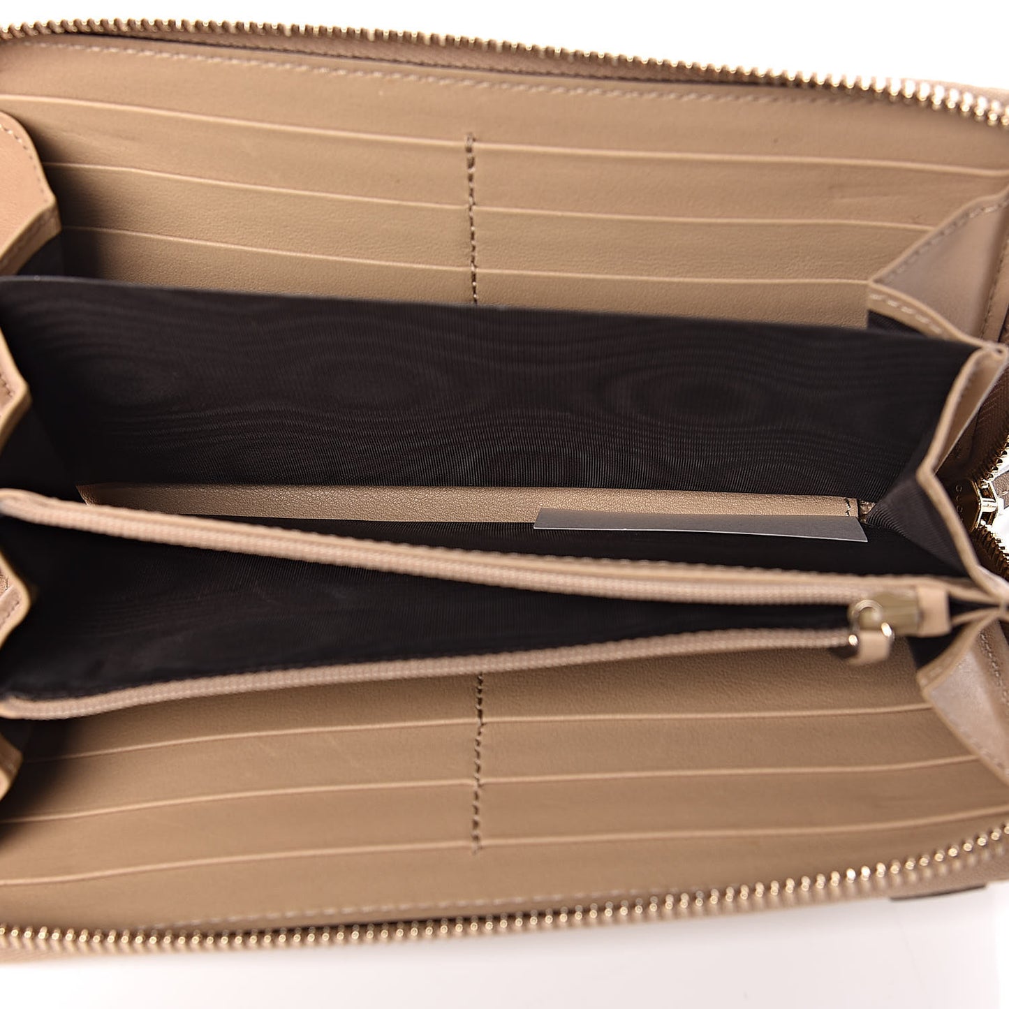 Microguccissima Nice Zip Around Wallet Cream