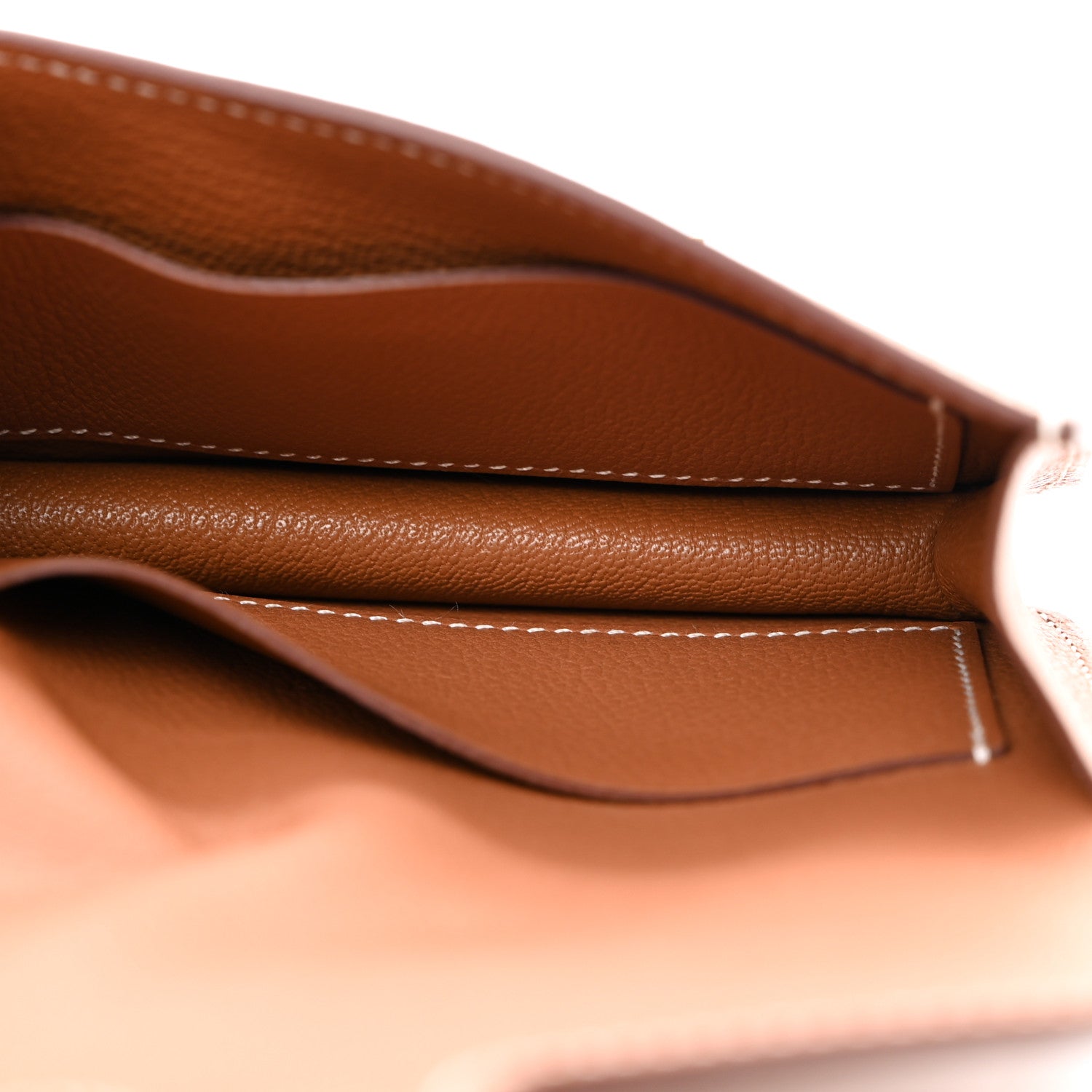 Hermes Evercolor Constance Slim Wallet Gold 6 of 12