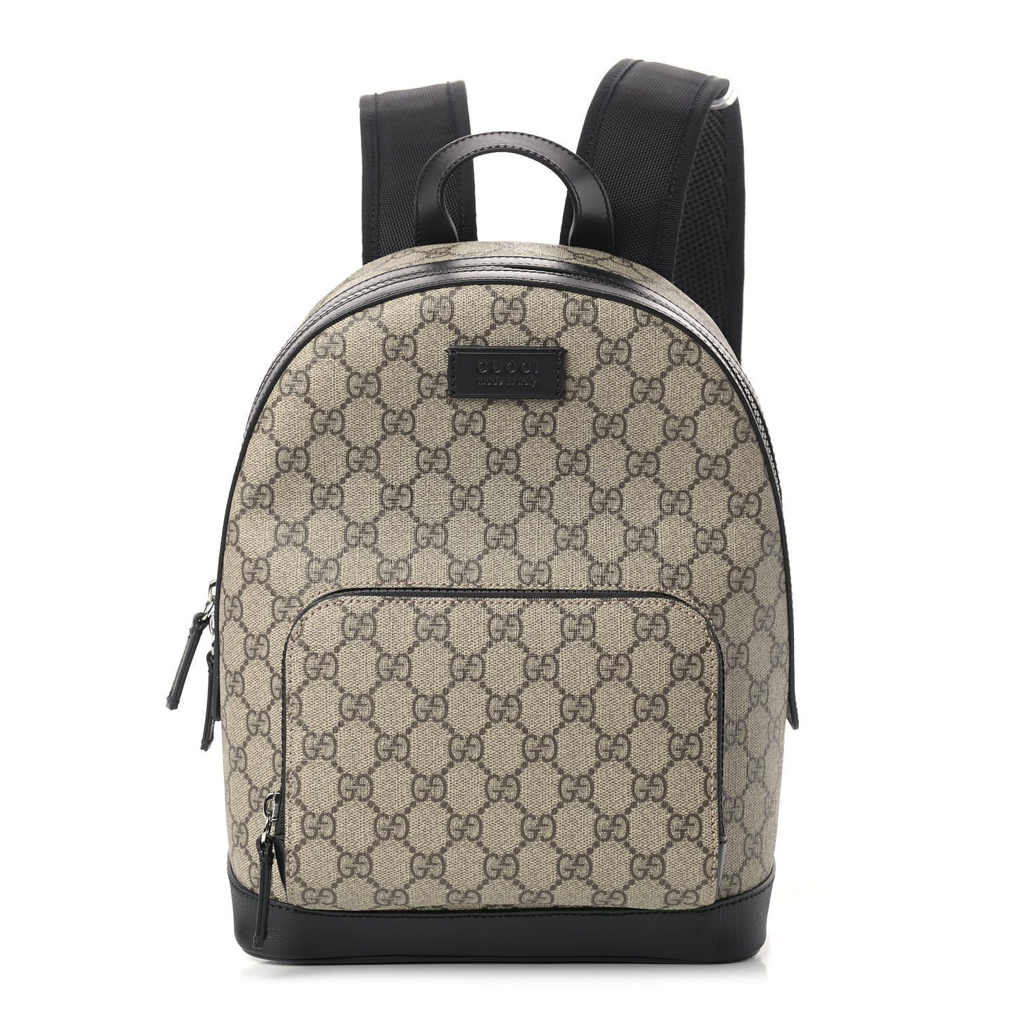 GG Supreme Monogram Small Eden Day Backpack Black
