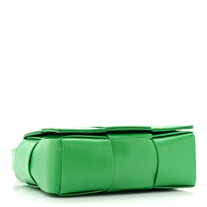 Bottega Veneta Paper Calfskin Maxi Intreccio Extra Mini Cassette Crossbody Bag Parakeet 4 of 11
