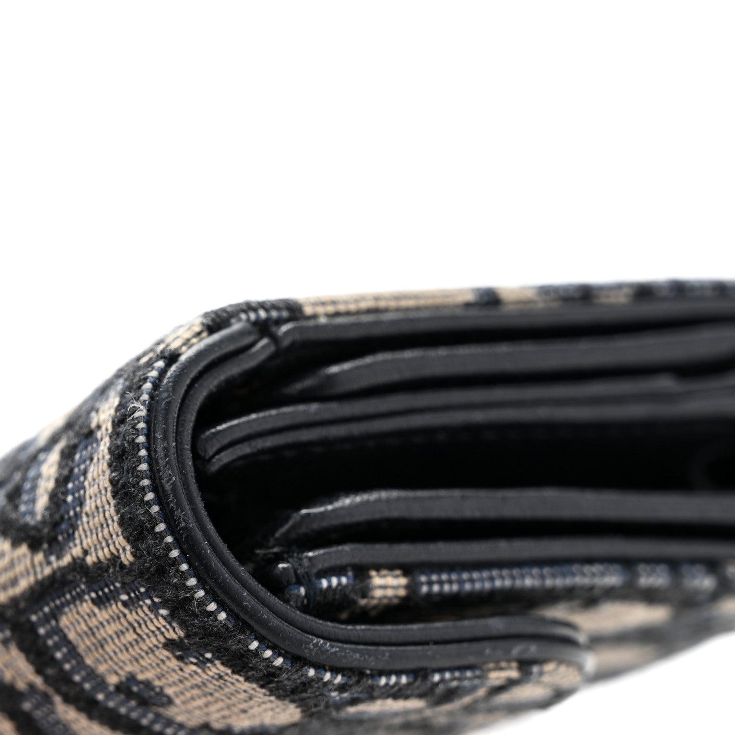 Christian Dior Oblique Saddle Lotus Wallet Blue 10 of 10