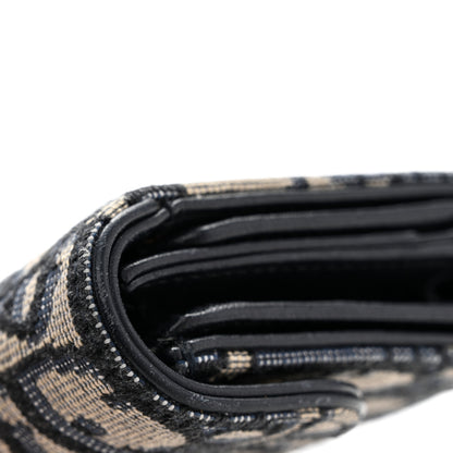 Christian Dior Oblique Saddle Lotus Wallet Blue 10 of 10