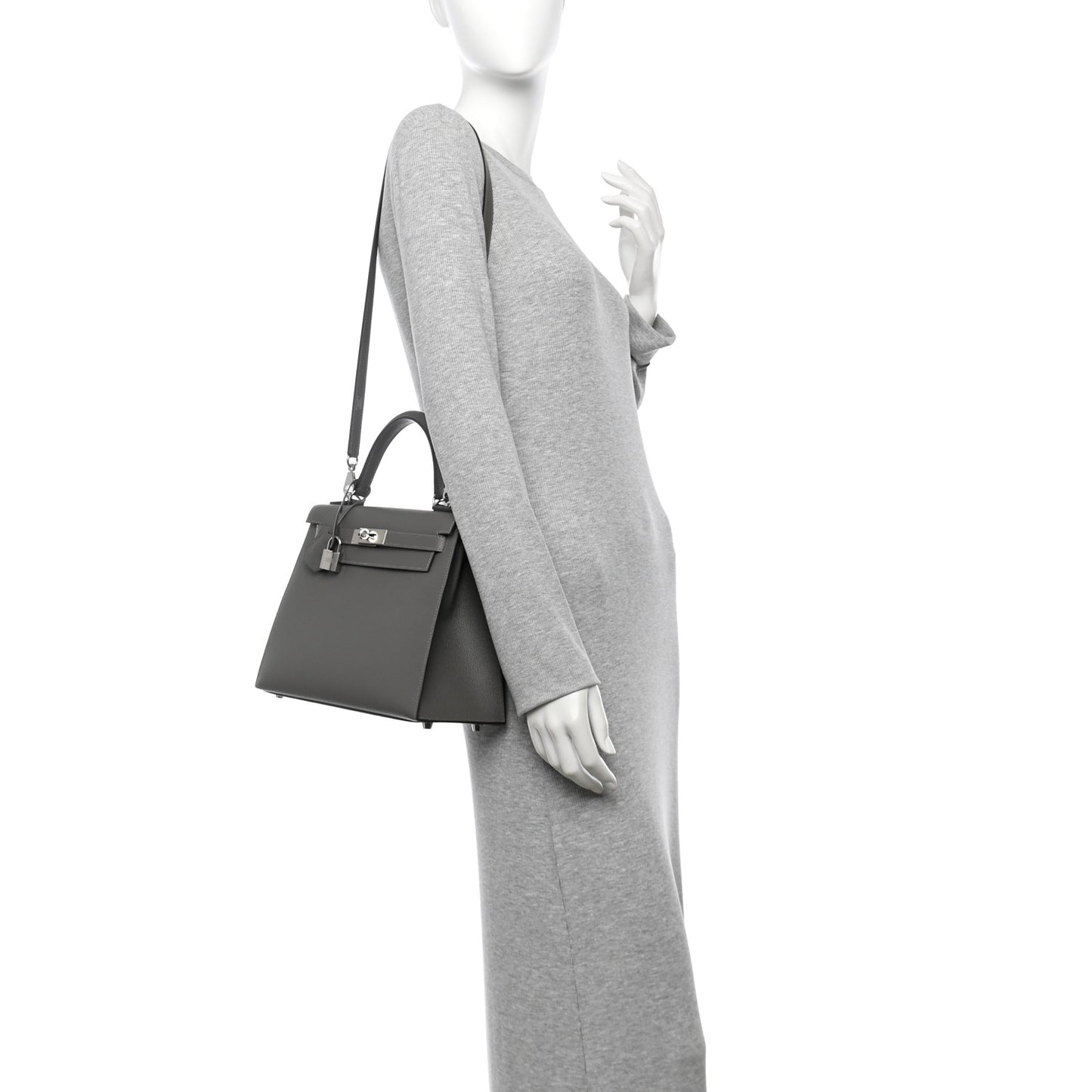 Epsom Kelly Sellier 28 Gris Misty