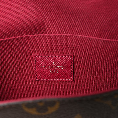 Louis Vuitton Monogram Pochette Felicie Chain Wallet Fuchsia 7 of 12