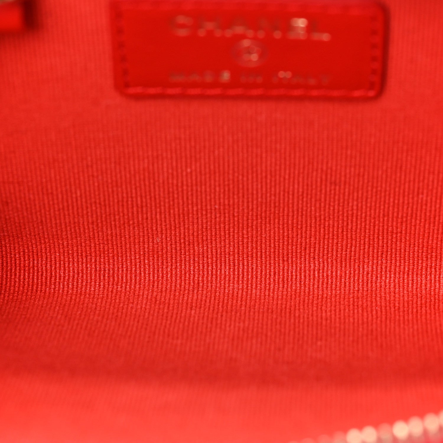 Chanel Caviar Quilted Zipped Key Holder Case Red 5 of 7