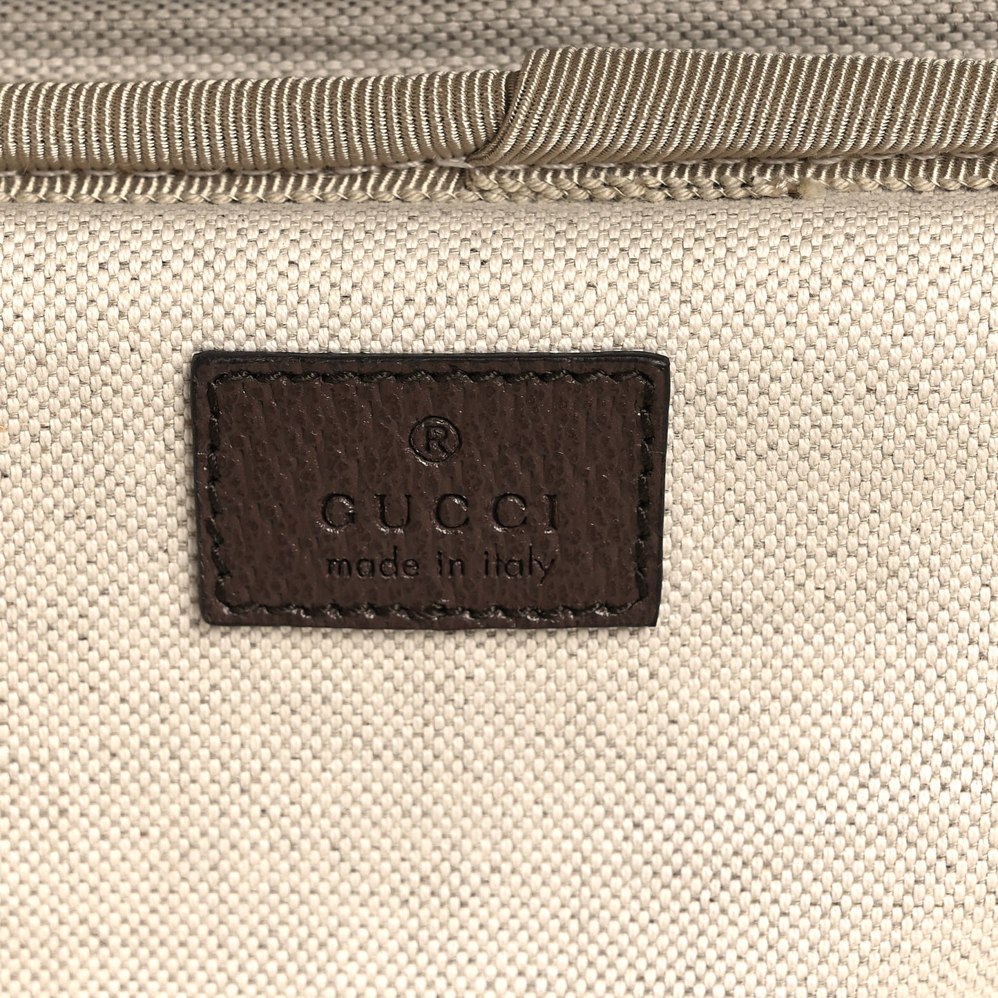 GG Supreme Monogram Web Medium Savoy Trolley Beige Ebony