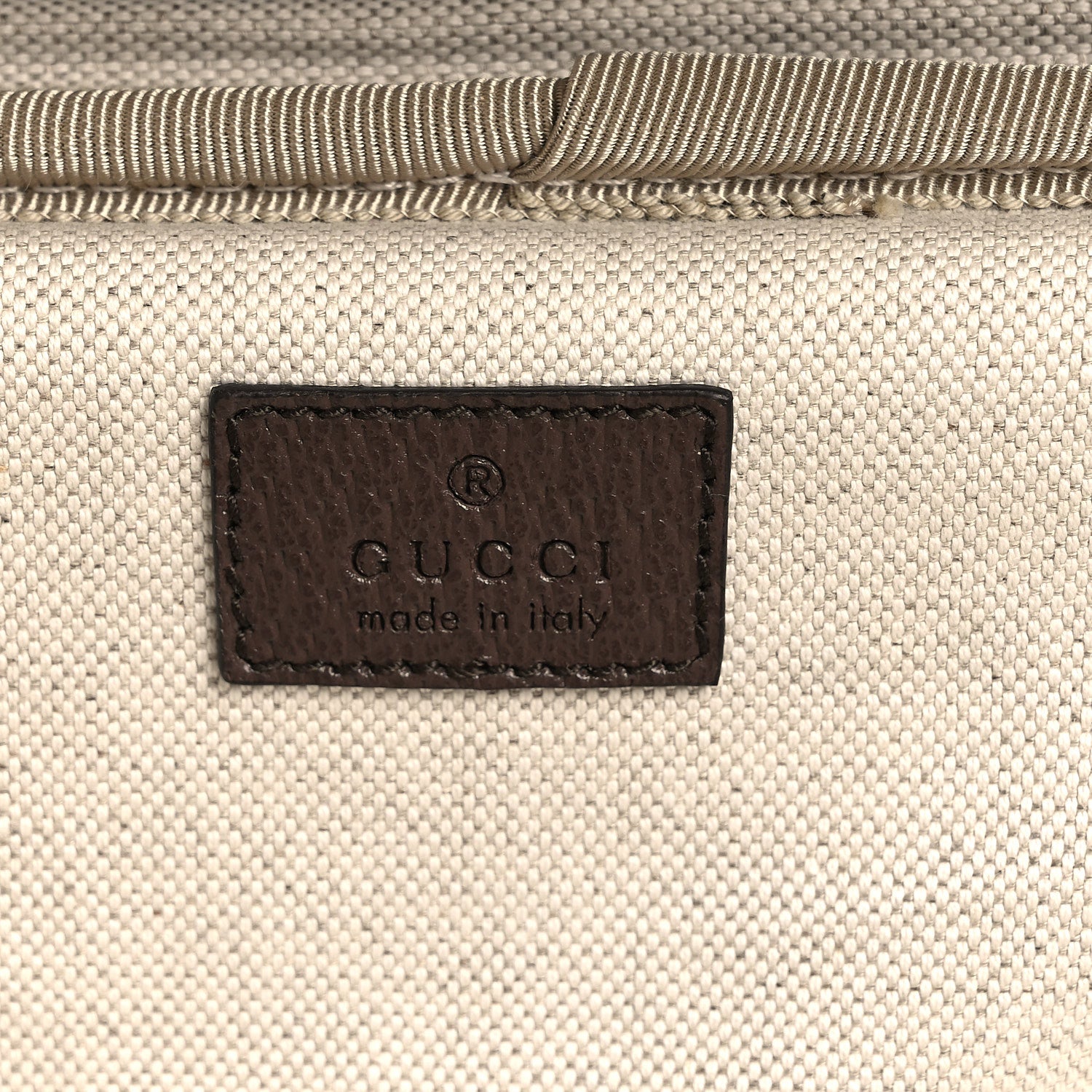 Gucci GG Supreme Monogram Web Medium Savoy Trolley Beige Ebony 5 of 12