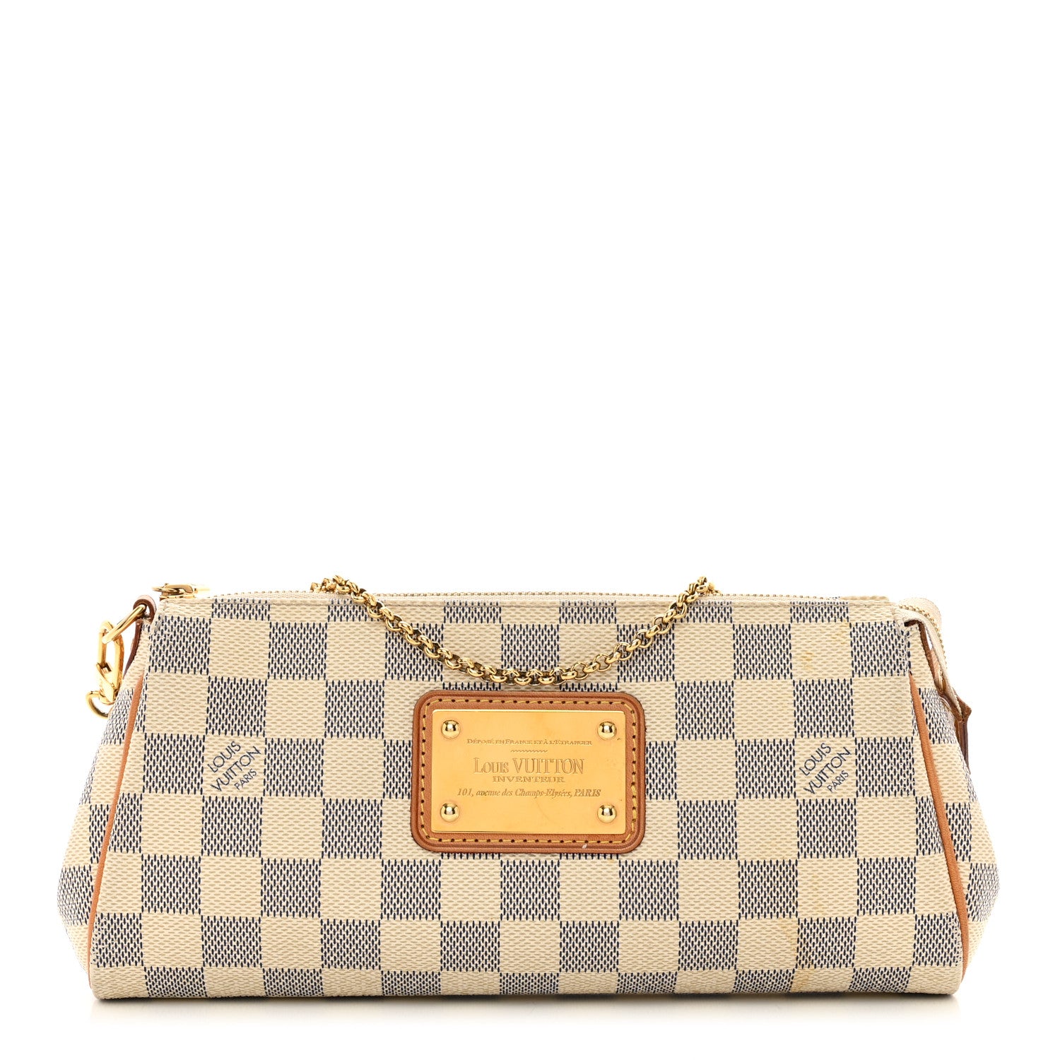 Louis Vuitton Damier Azur Eva Clutch 1 of 15