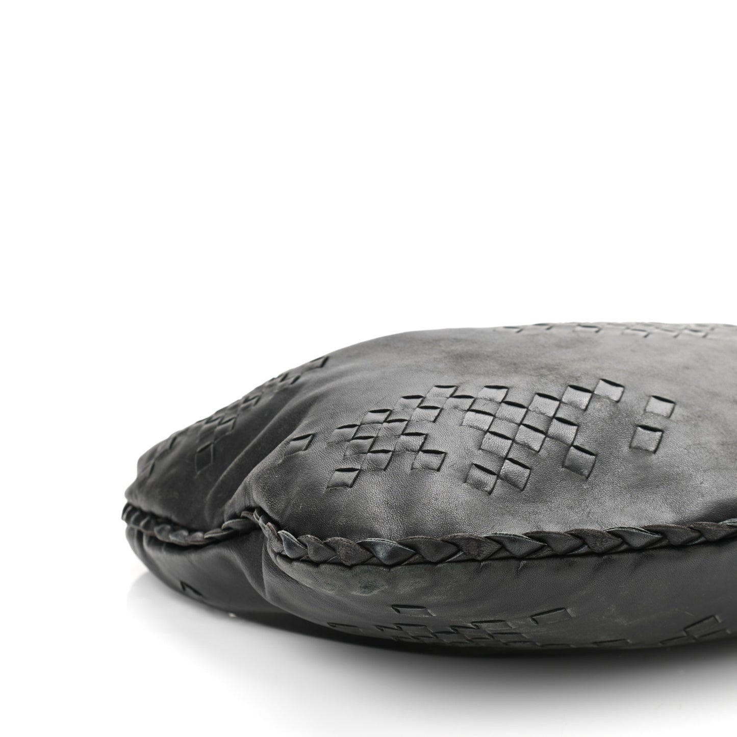 Nappa Intrecciato Medium Veneta Hobo Black
