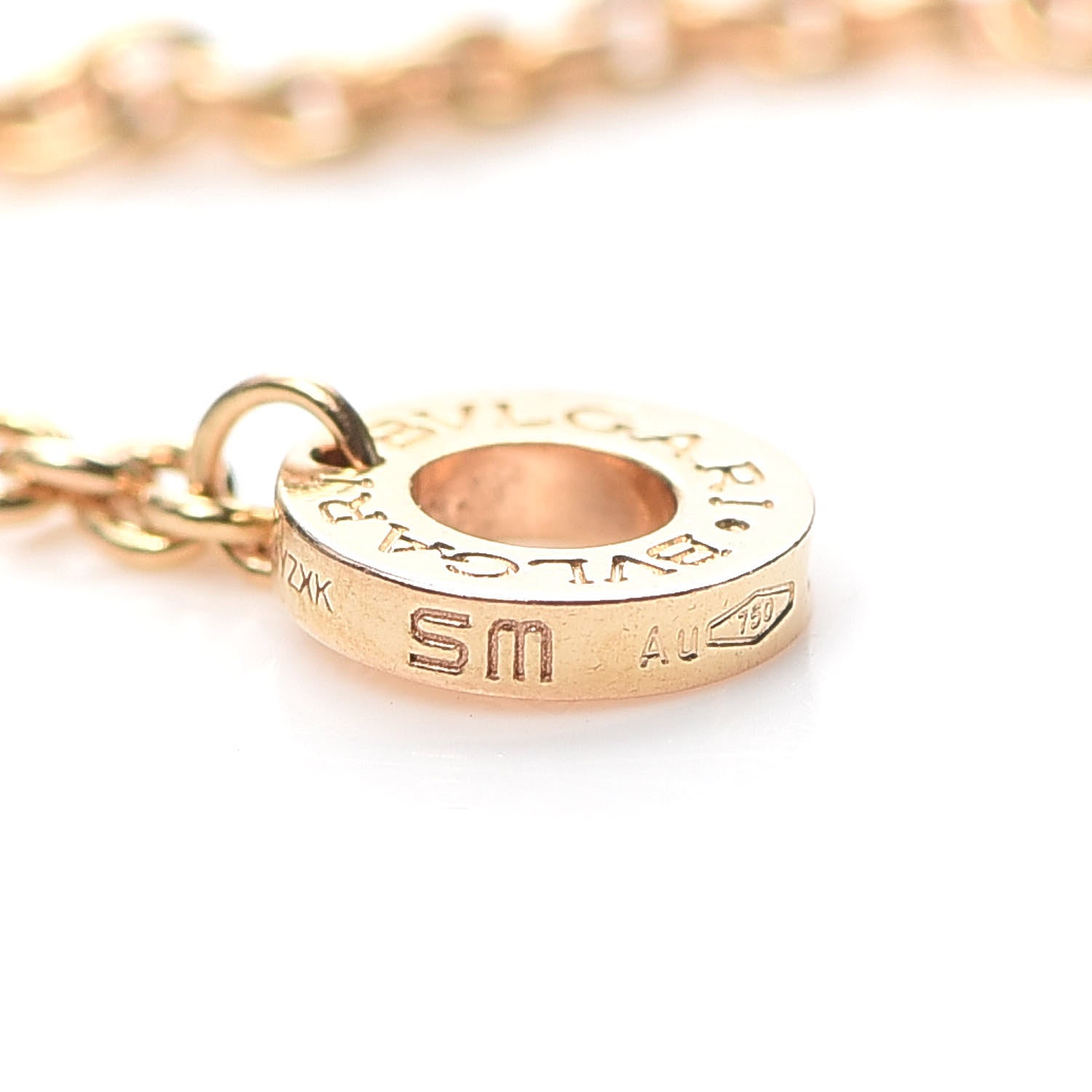 Bulgari 18K Rose Gold Diamond B.Zero1 Bracelet SM 5 of 6