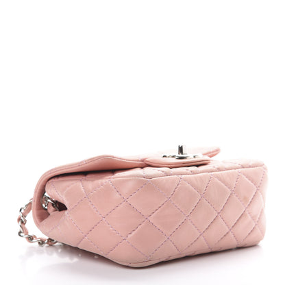 Chanel Lambskin Quilted Mini Square Flap Pink 3 of 15
