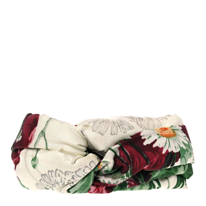 Gucci Silk Flora Print Headband M Multicolor 1 of 6