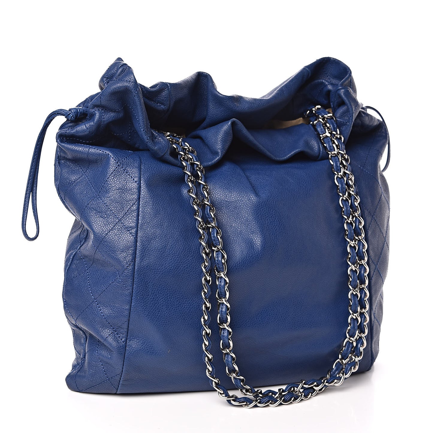 Caviar 31 Drawstring Tote Dark Blue