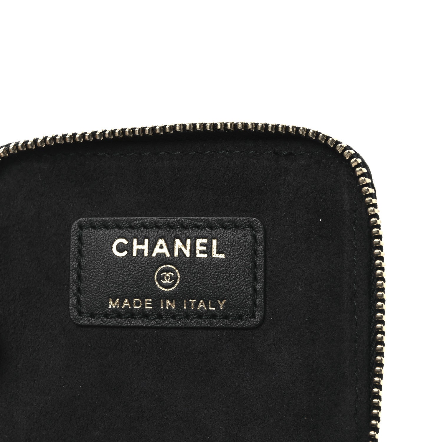 Chanel Caviar Quilted Jewelry Travel Case Black 6 of 8