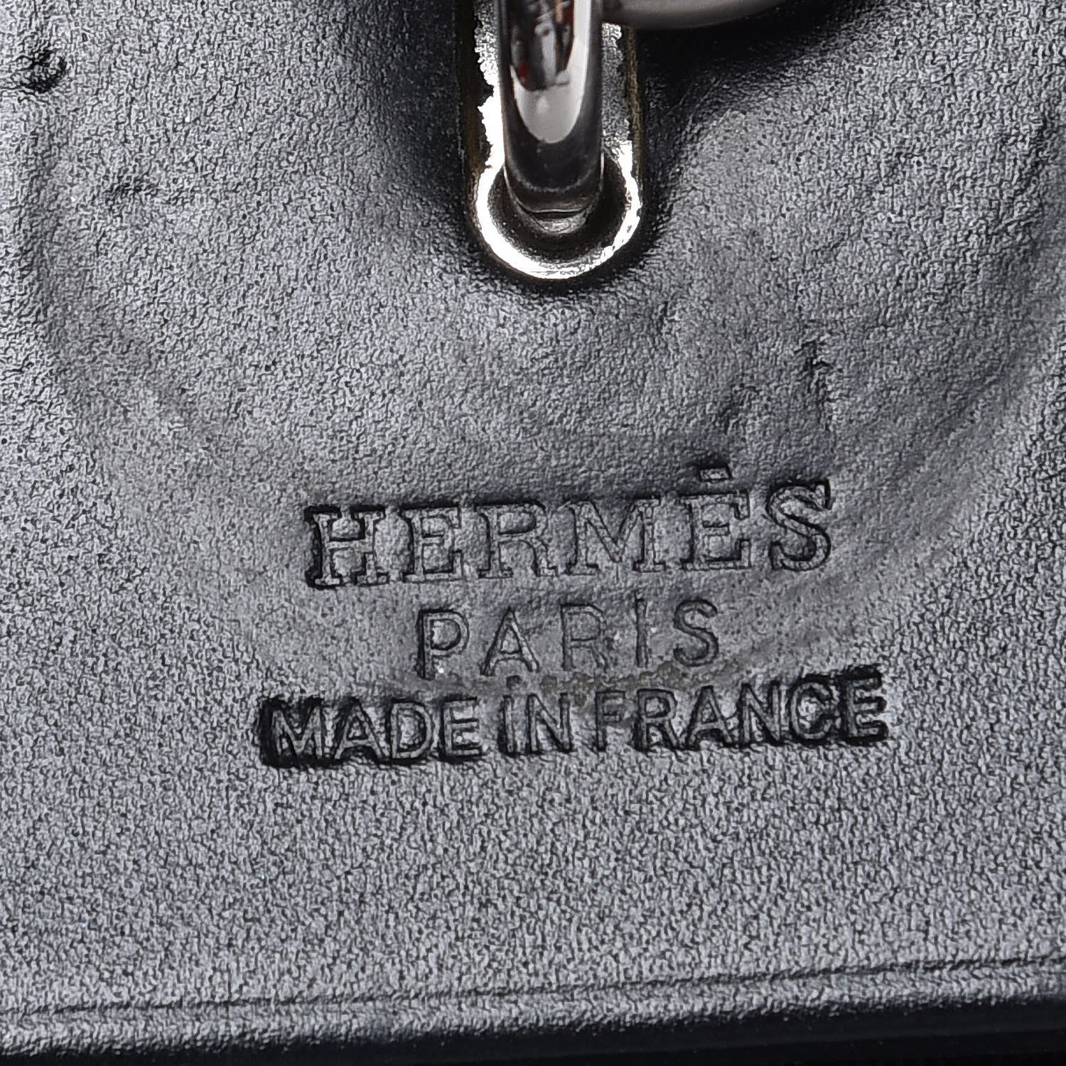 Hermes Toile Vache Calfskin Herbag 30 PM Backpack Black 6 of 10