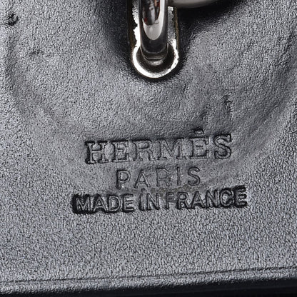 Hermes Toile Vache Calfskin Herbag 30 PM Backpack Black 6 of 10