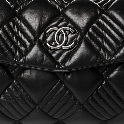 Chanel Lambskin In and Out XL Maxi Flap Black 7 of 20