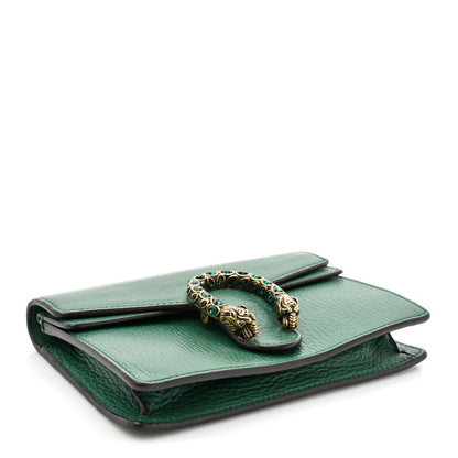 Gucci Dollar Calfskin Crystal Super Mini Dionysus Shoulder Bag Emerald 7 of 29