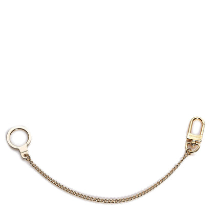 Louis Vuitton Metal Pochette Extender Key Ring Chain Gold 1 of 5