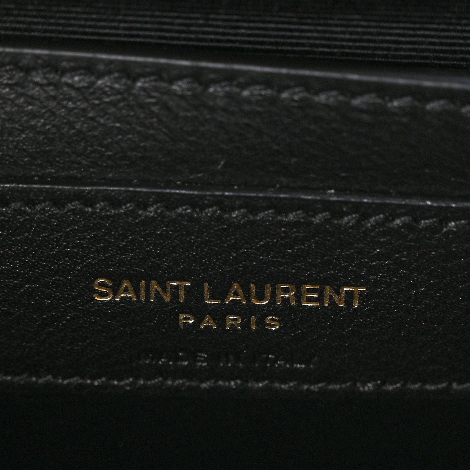 Saint Laurent Grain De Poudre Small Monogram Kate Satchel Black 6 of 10