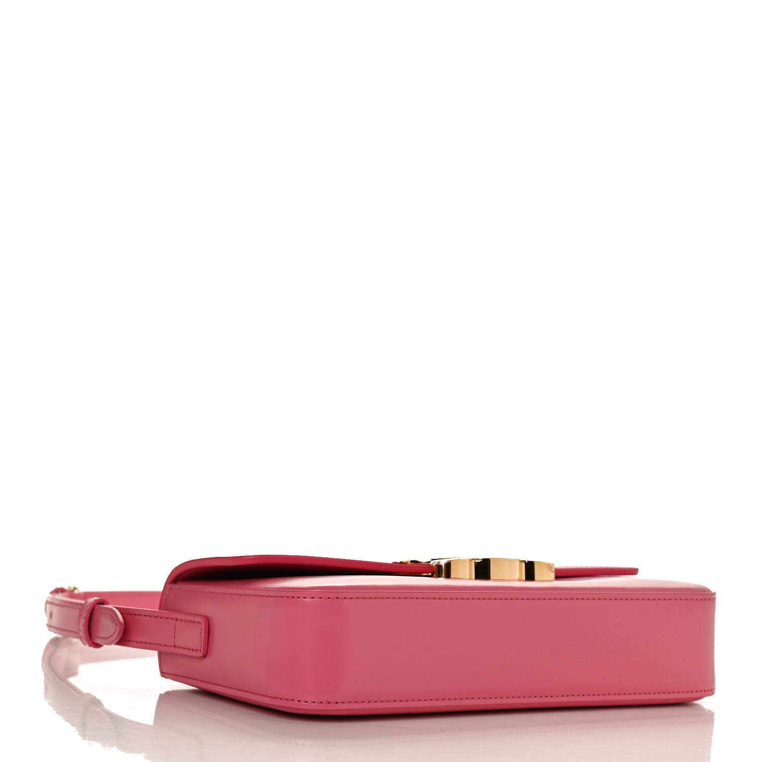Celine Shiny Calfskin Triomphe Flamingo 4 of 10