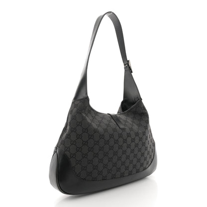 Gucci Monogram Jackie O Hobo Black 3 of 12