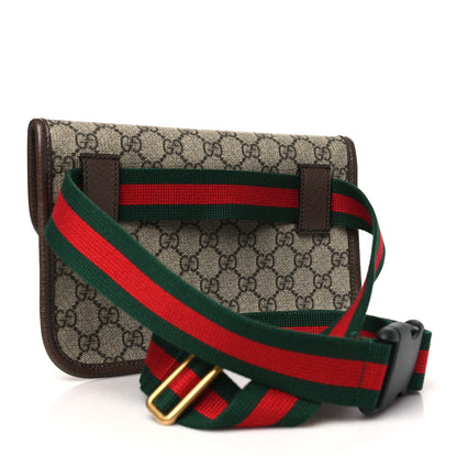 Gucci GG Supreme Monogram Neo Vintage Web Belt Bag Brown 3 of 10