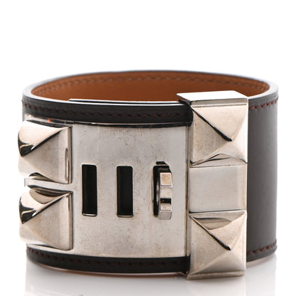 Hermes Chamonix Collier De Chien CDC Bracelet S Chocolate 6 of 10