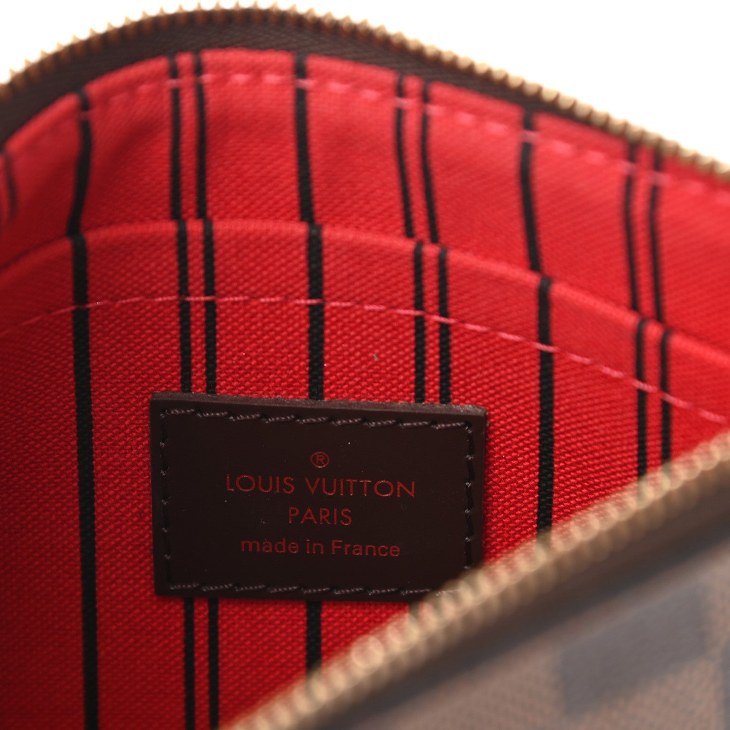 Louis Vuitton Damier Ebene Neverfull PM Pochette 6 of 7