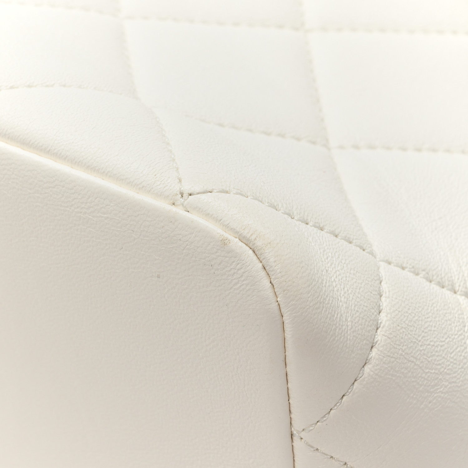 Chanel Lambskin Quilted CC Crystal Signature Chain Hobo White 11 of 11