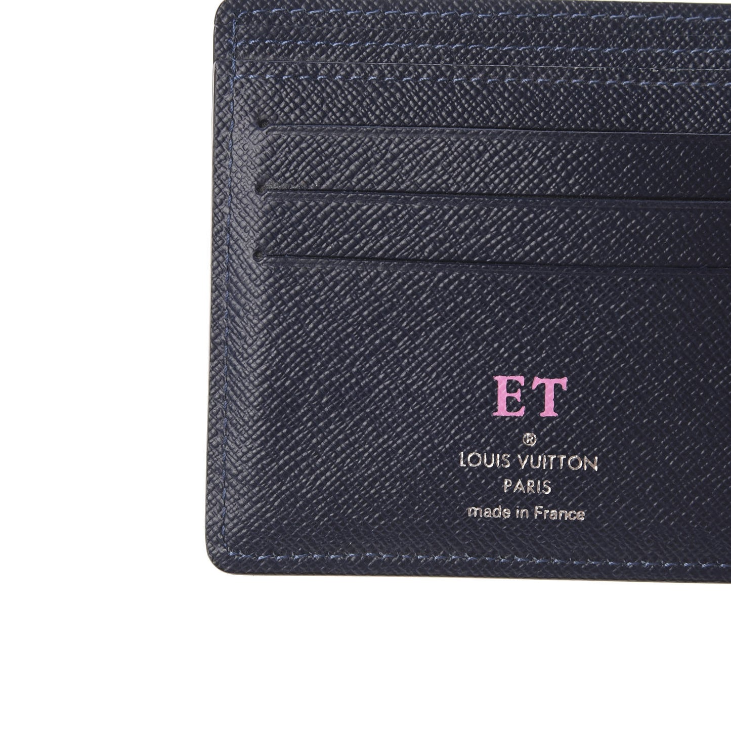 Epi Initials Multiple Wallet Blue Marine