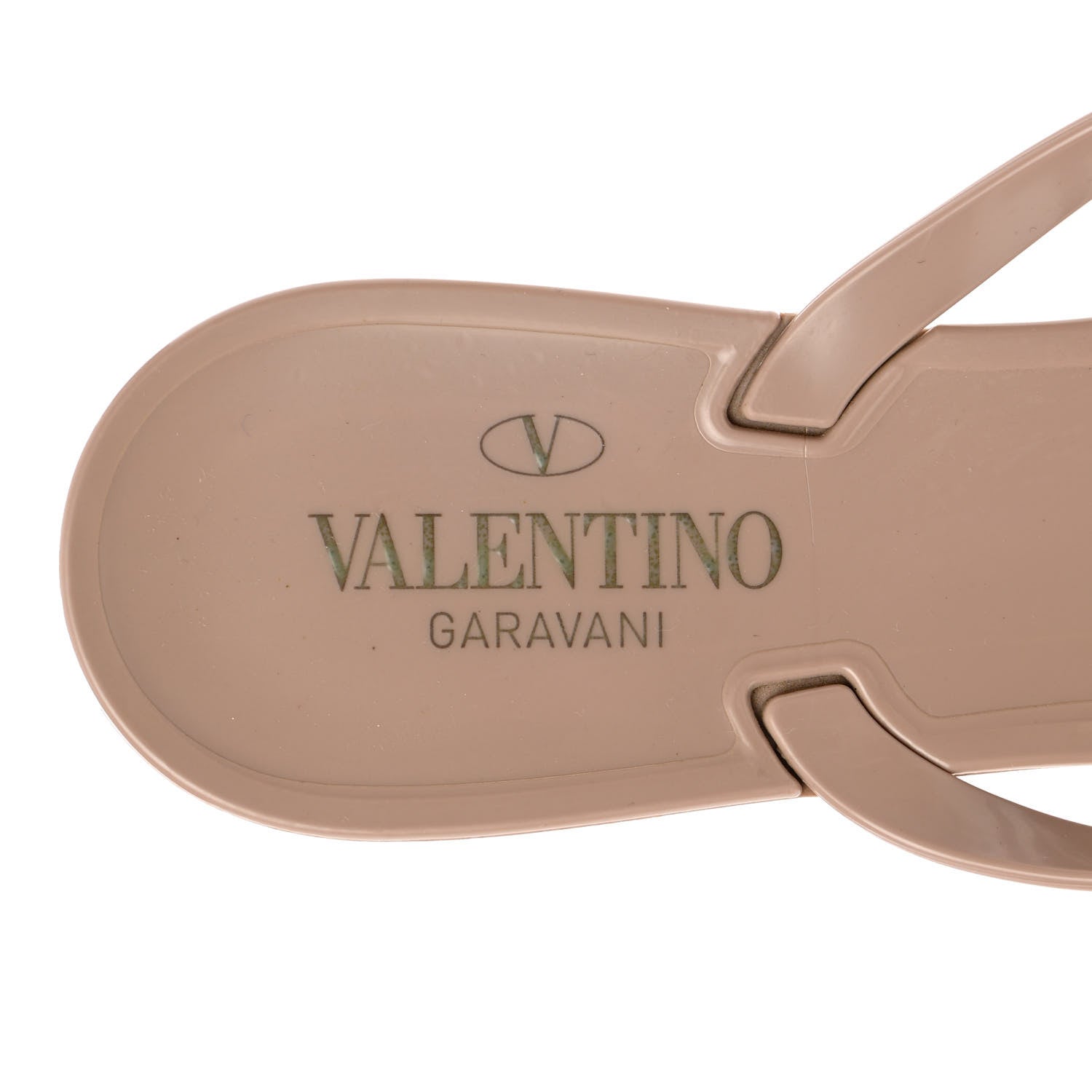 Valentino Garavani PVC Jelly Rockstud Bow Thong Sandals 41 Poudre 7 of 9
