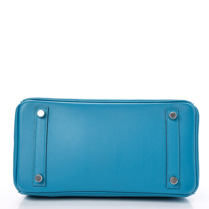 Hermes Swift Birkin 25 Bleu Zanzibar 6 of 35