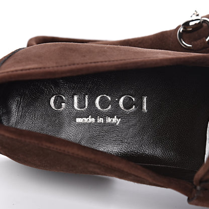 Gucci Suede Mens 1953 Horsebit Loafers 8.5 Brown 6 of 12