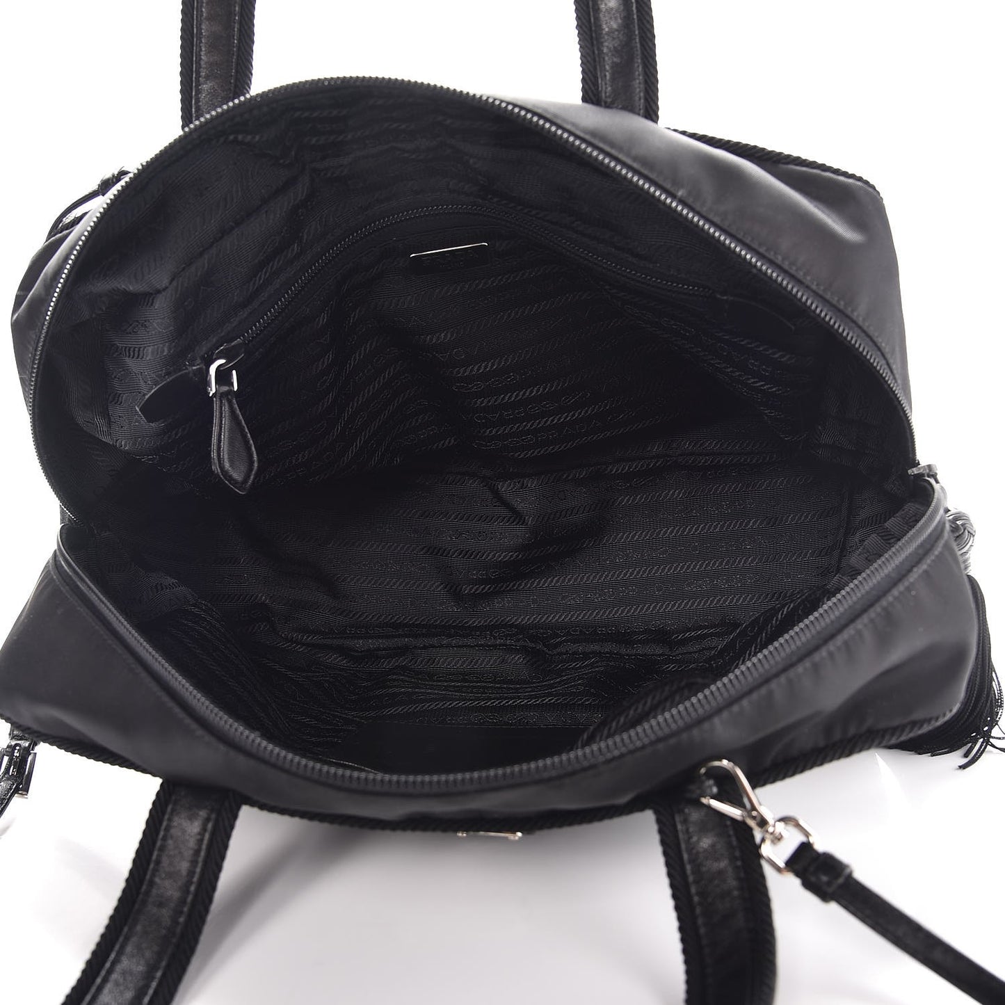 Tessuto Nylon Passama Shoulder Bag Nero Black