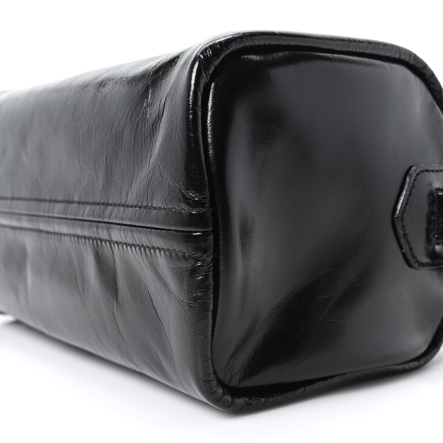 Prada Soft Lux Calfskin Shoulder Bag Black 9 of 10