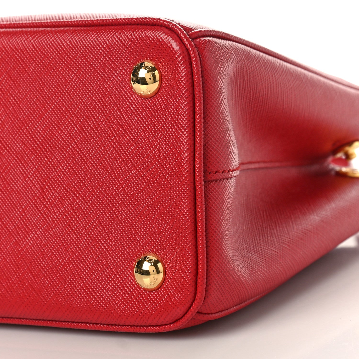 Prada Saffiano Lux Small Galleria Double Zip Tote Fuoco 8 of 8
