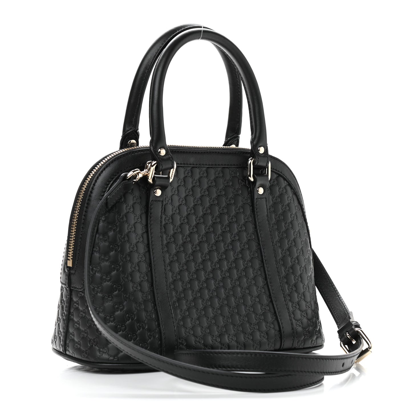 Microguccissima Mini Dome Bag Black