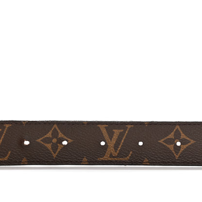 Louis Vuitton Calfskin Monogram 30mm LV Initiales Reversible Belt 90 36 Coquelicot 3 of 9