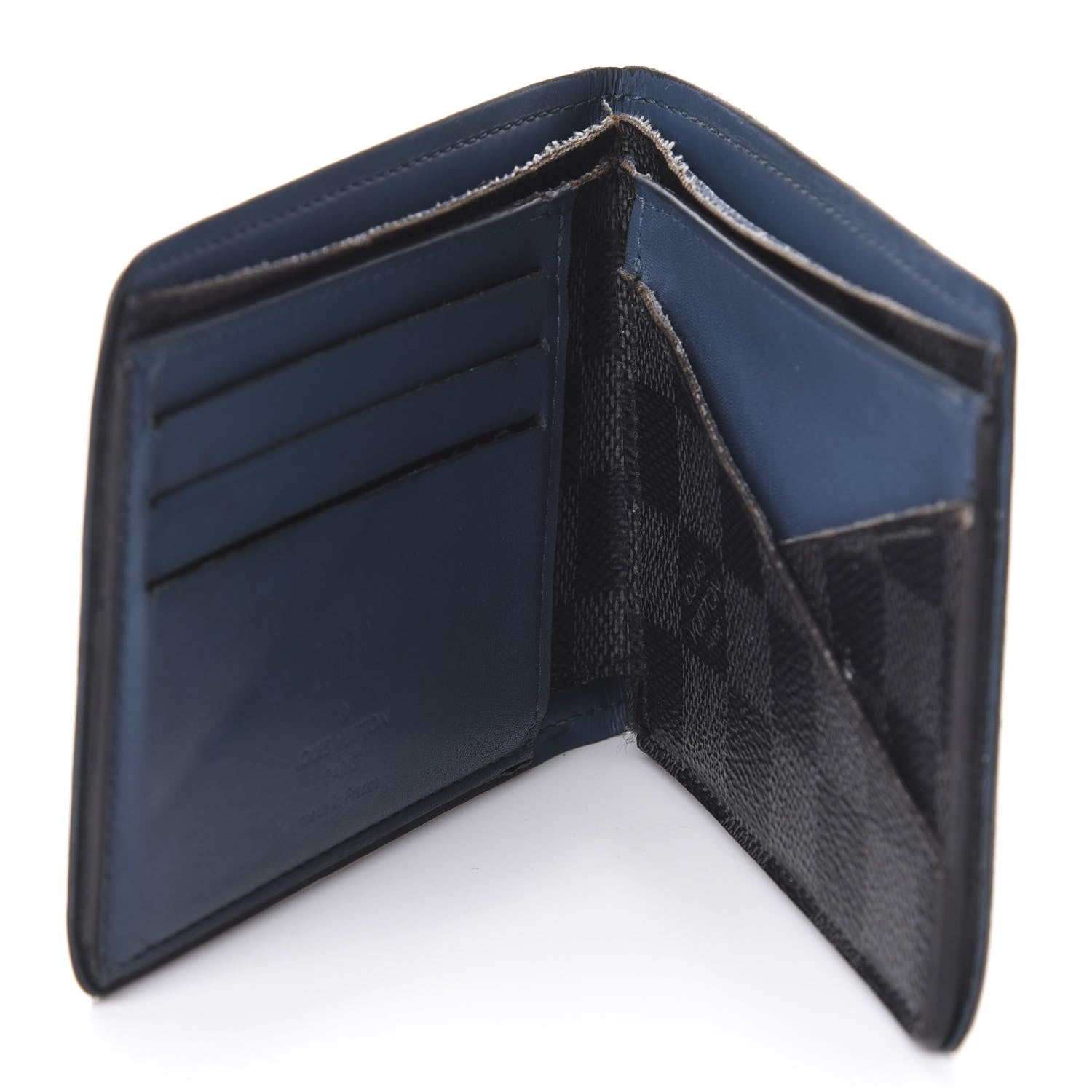 Louis Vuitton Damier Graphite Multiple Wallet Blue 5 of 7