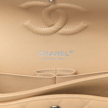 Chanel Caviar Quilted Medium Double Flap Beige 5 of 10