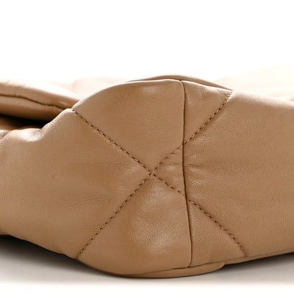Chanel Lambskin Quilted Medium Chanel 19 Flap Beige 9 of 13