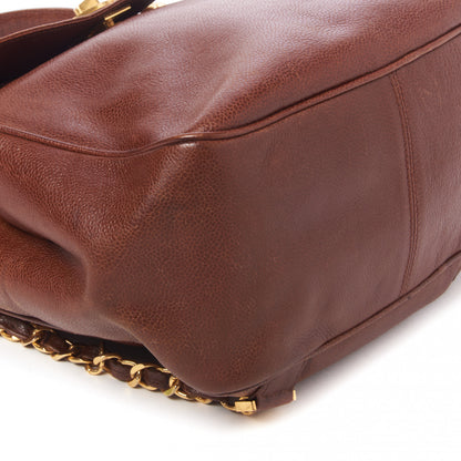 Chanel Caviar CC Backpack Brown 5 of 9