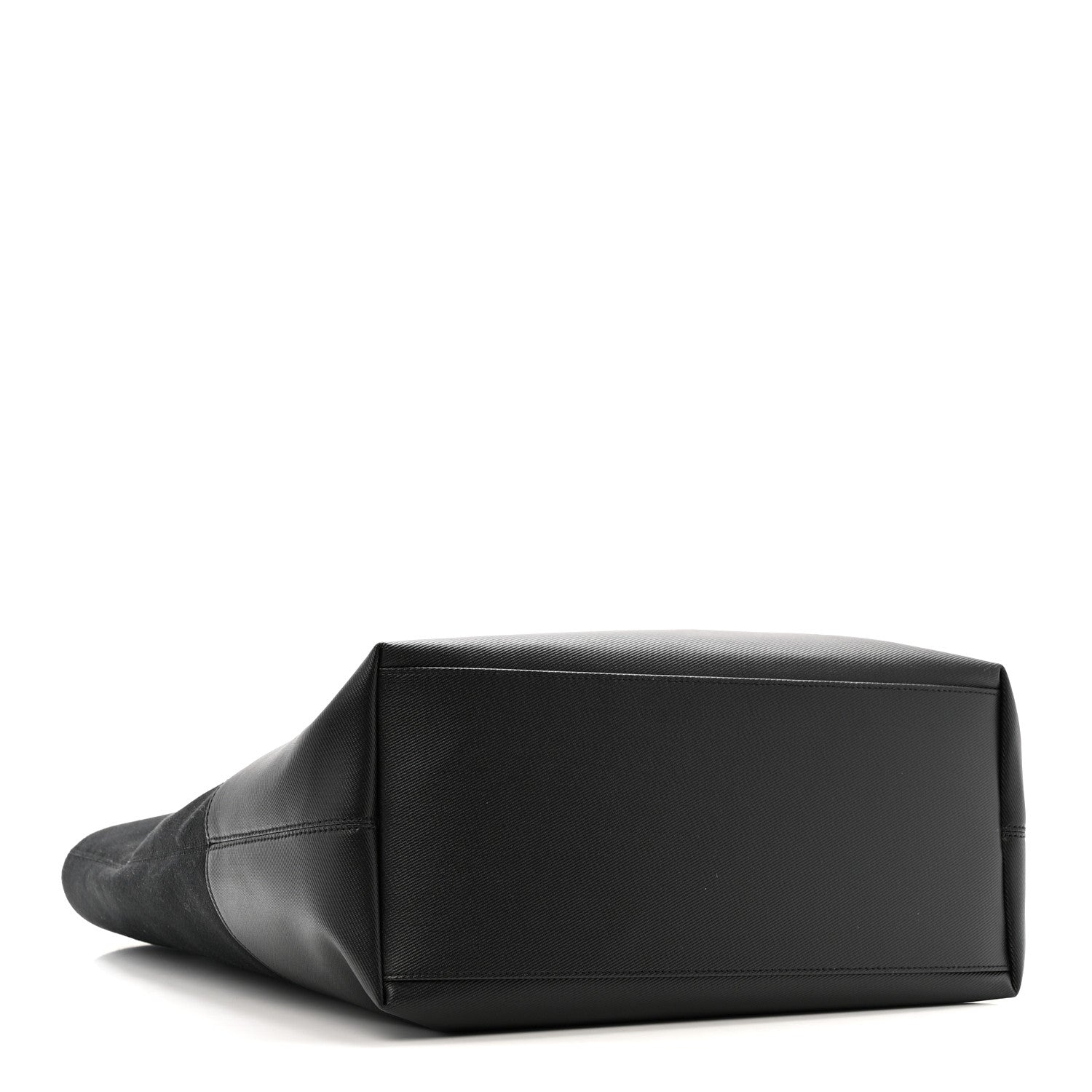 Alexander McQueen Canvas Calfskin T-Bar Shopping Bag Black 4 of 12