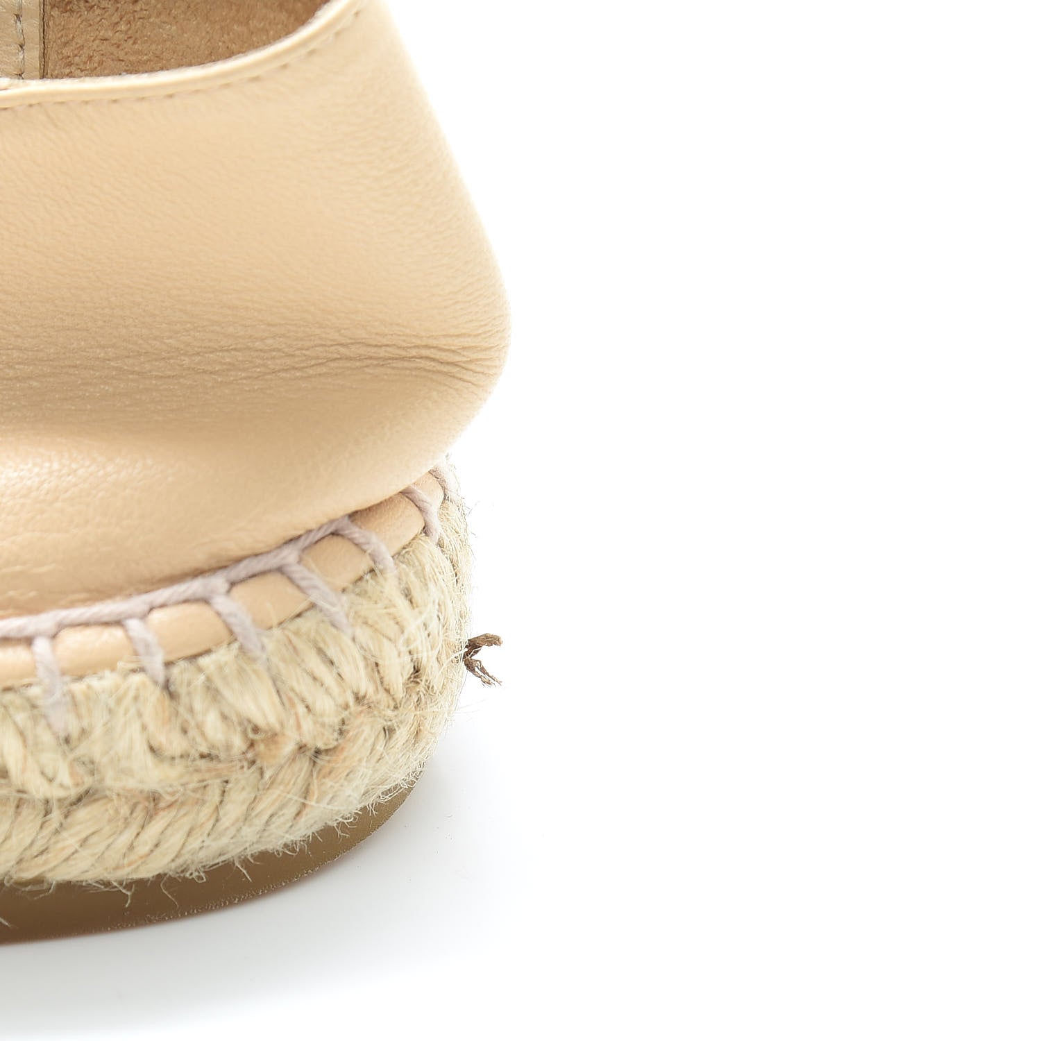 Chanel Lambskin CC Espadrilles 40 Beige Black 18 of 18