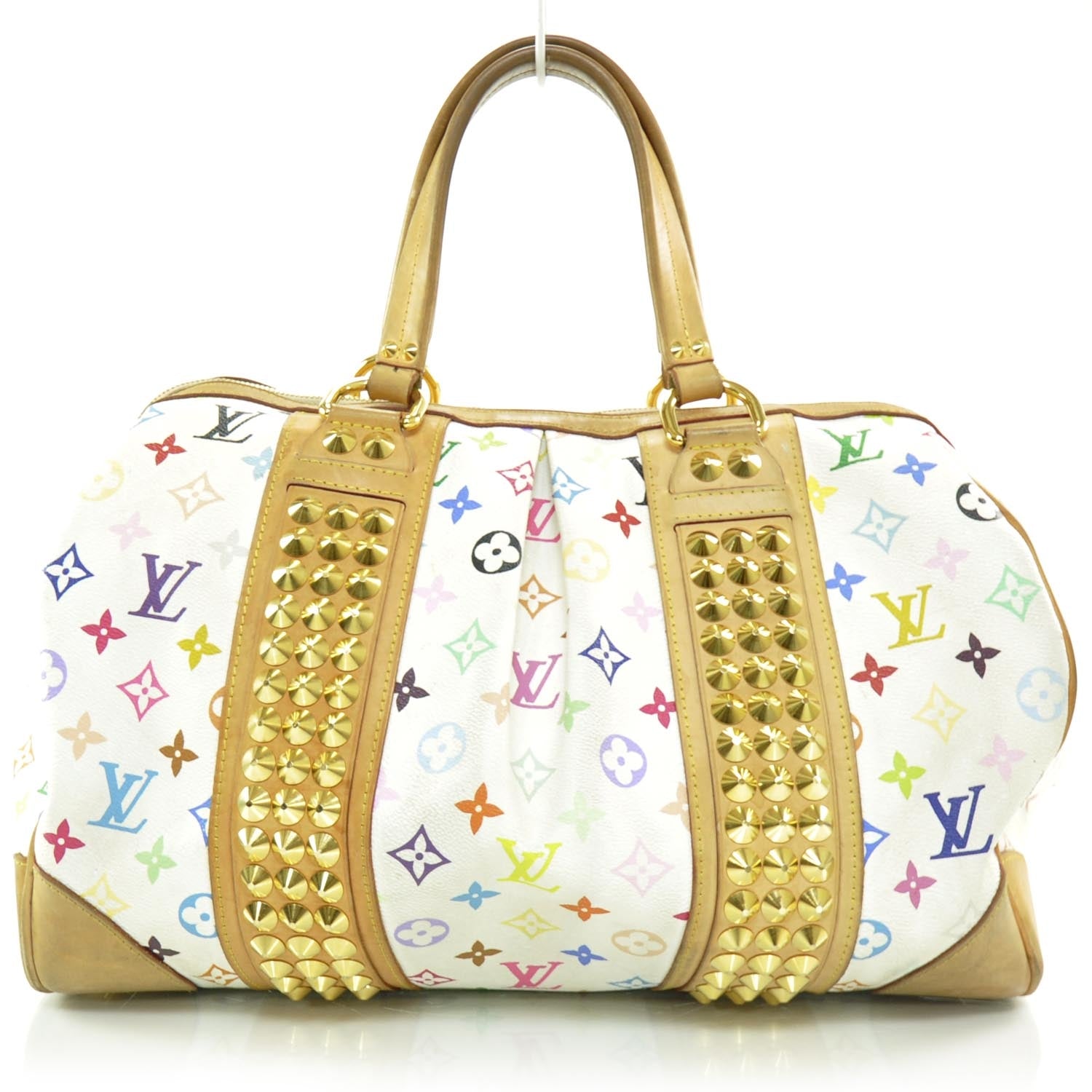 Louis Vuitton Monogram Multicolor Courtney GM White 4 of 9