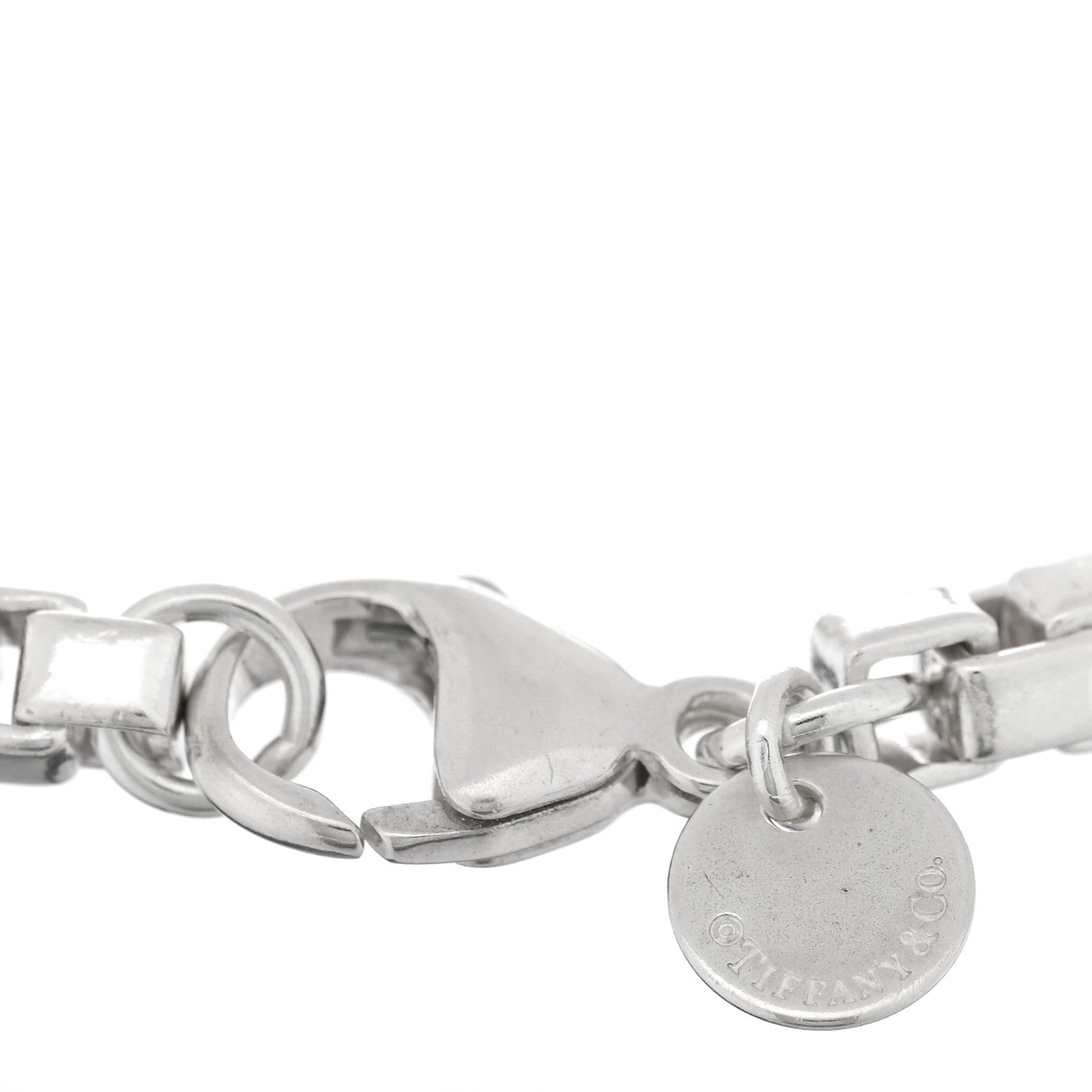 Tiffany Sterling Silver 4mm Venetian Link Bracelet 3 of 3