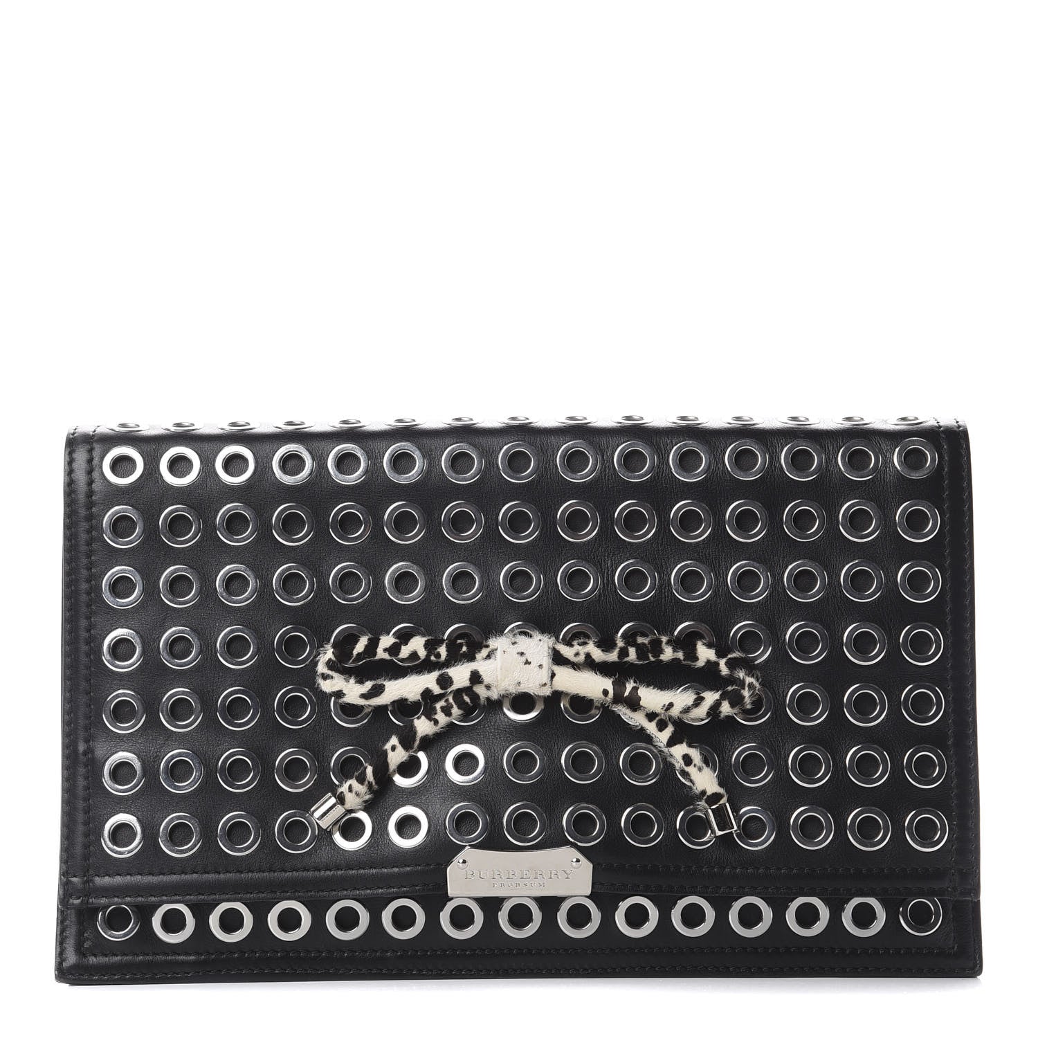 Burberry Prorsum Lambskin Grommet Clutch Black 1 of 11