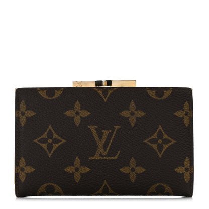 Louis Vuitton Monogram French Kiss Lock Coin Purse 1 of 9